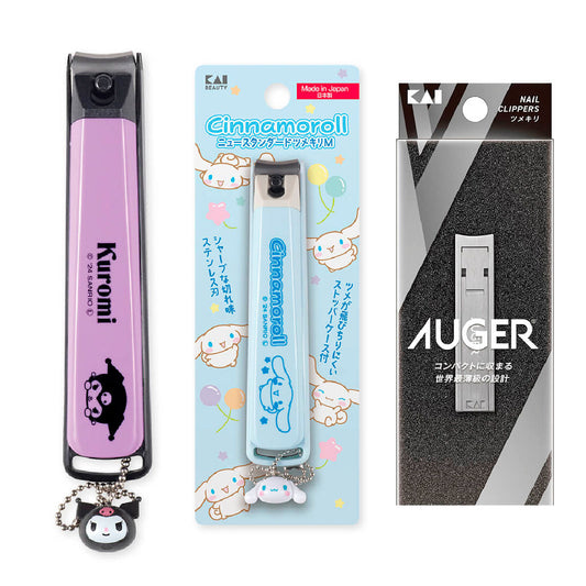 KAI nail clippers and nail file from Japan