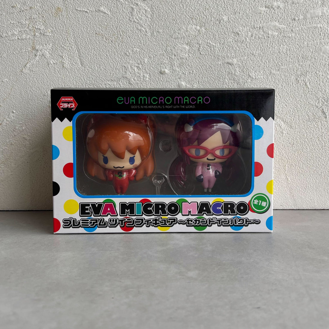 Japan_Neon Genesis Evangelion / EVA MICRO MACRO Twin Figures – Asuka & Mari
