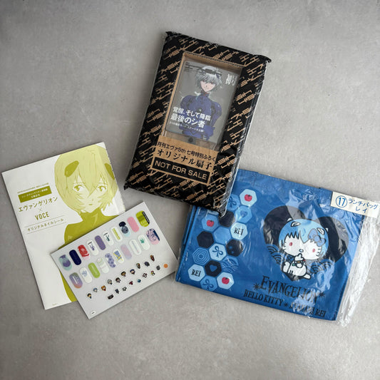 JapanExclusive_vintage_Neon Genesis Evangelion Merchandise – Stickers,Fans,Bag