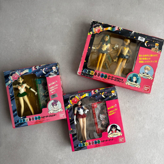 JapanExclusive_vintage_Sailor Moon S 1996 Petit Soldier Figure & Card Set