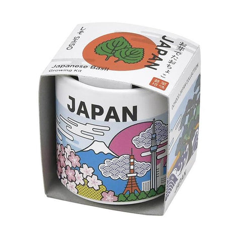 Cultivation / Ochoko with Sprouts Set - Japanese Basil