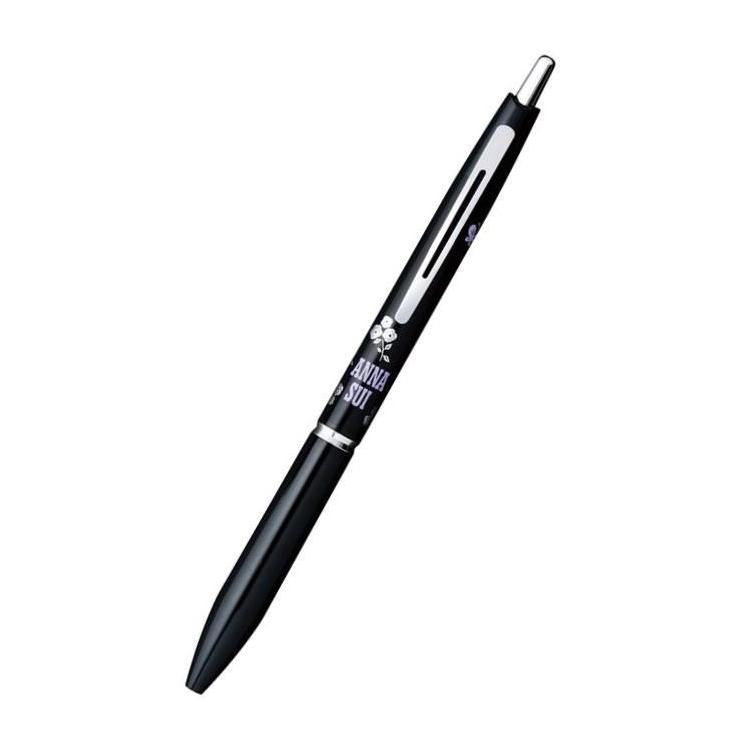 ANNA SUI x Pilot Acro / Ballpoint Pen 0.5mm - Silver Line Black Flower