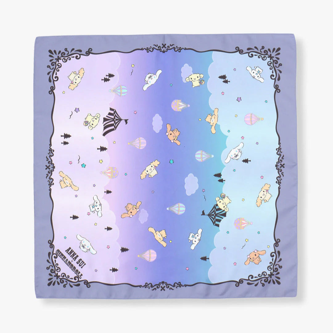 Anna Sui x Cinnamoroll / Polyester Scarf - Balloon - Pale Purple