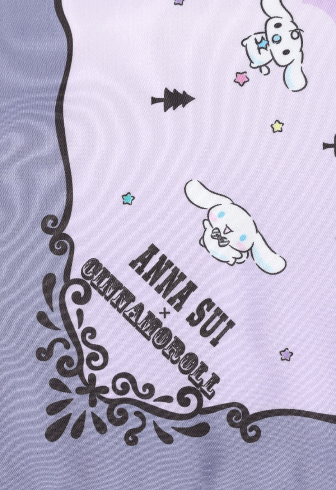 Anna Sui x Cinnamoroll / Polyester Scarf - Balloon - Pale Purple
