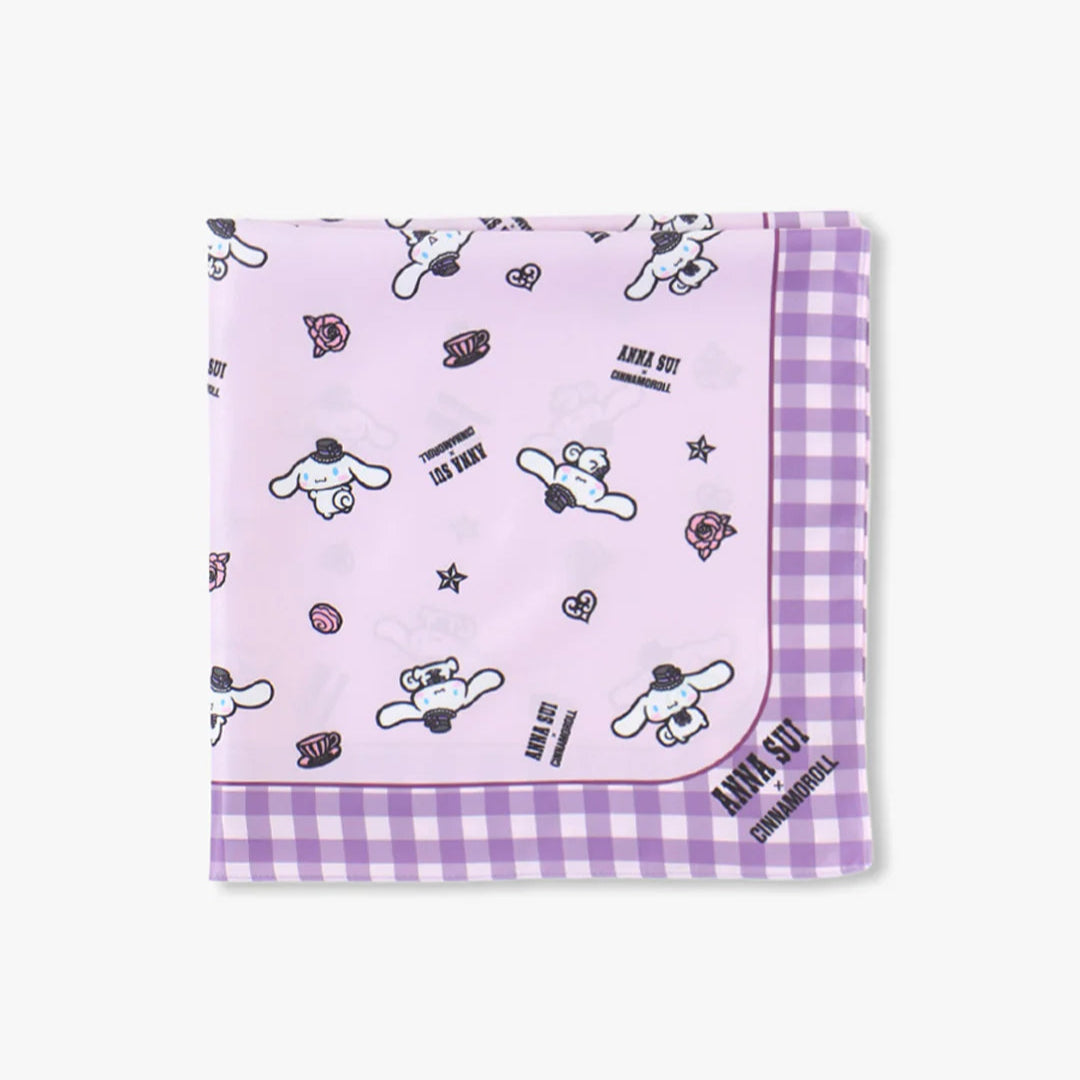 Anna Sui × Cinnamoroll / Polyester Scarf - Gingham - Pink