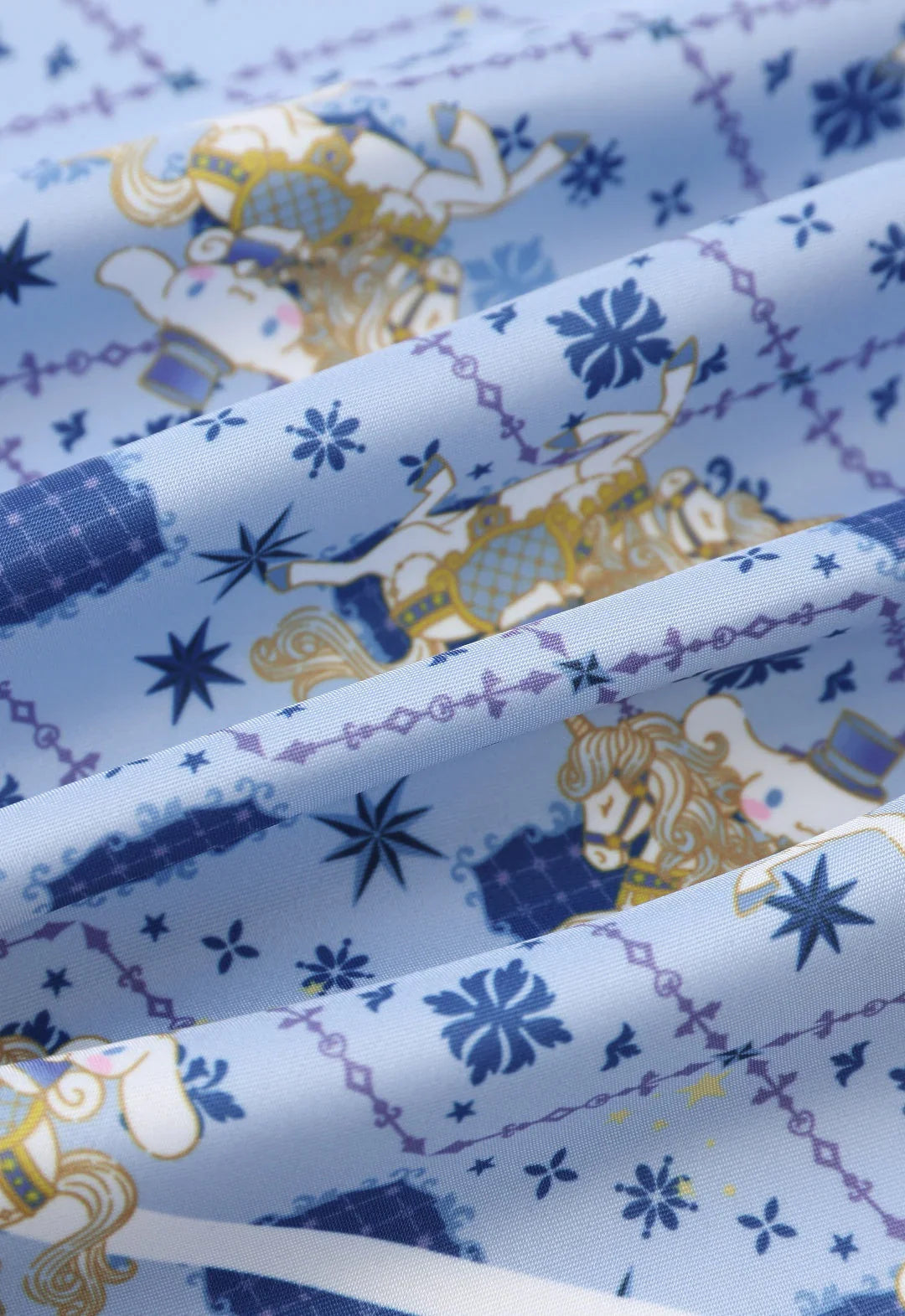 Anna Sui x Cinnamoroll / Polyester Scarf - Unicorn - Navy