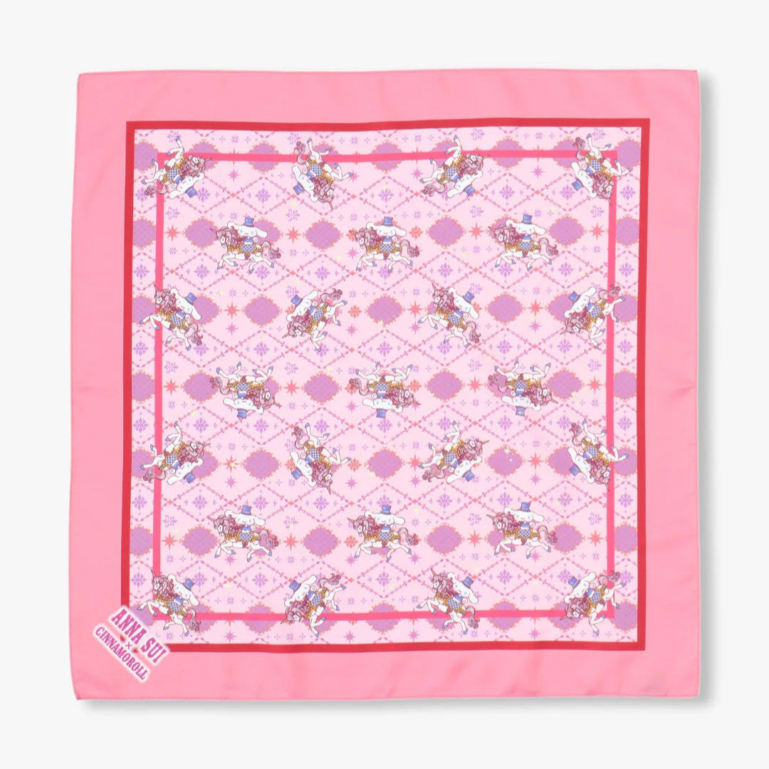 Anna Sui x Cinnamoroll / Polyester Scarf - Unicorn - Pink