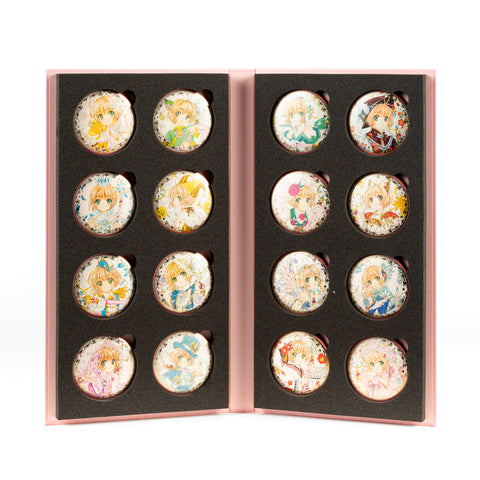 Cardcaptor Sakura / 16-Piece Badge set - Clear Card Vol.1 / Japan CLAMP Exhibition Exclusive