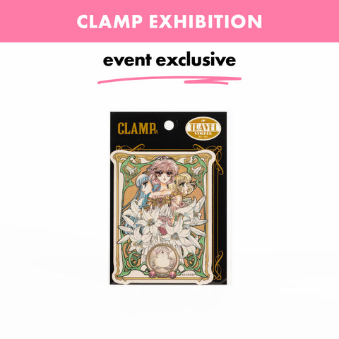 Magic Knight Rayearth / Travel Sticker / Japan CLAMP Exhibition Exclusive