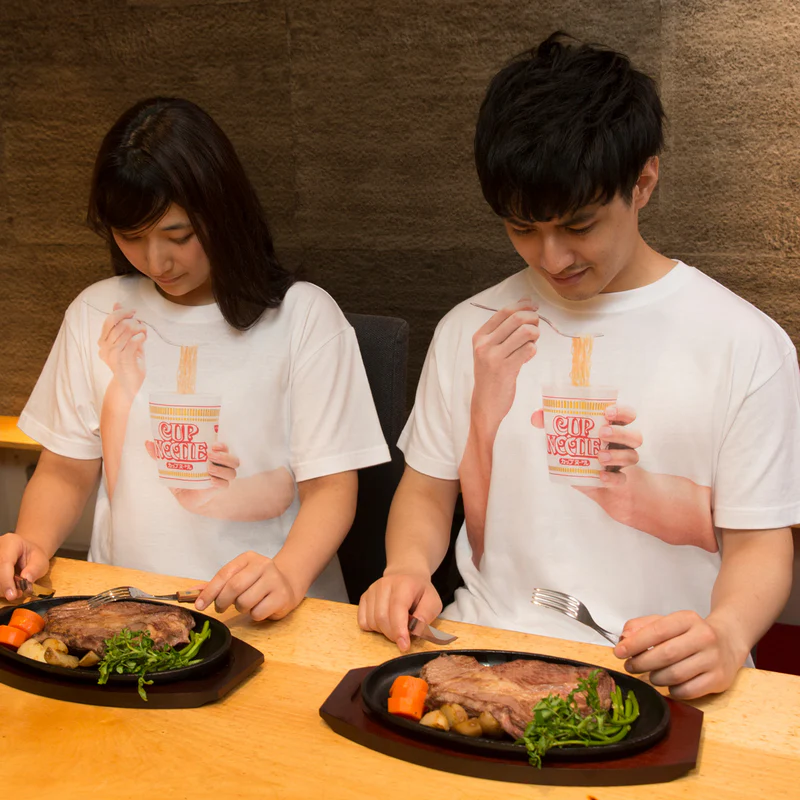 Cup Noodles from Japan / "Slurping Noodles" T-Shirt