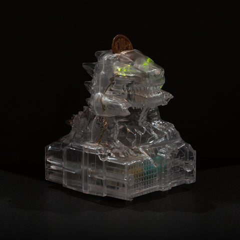 Godzilla / Skeleton Light & Sound Coin Bank