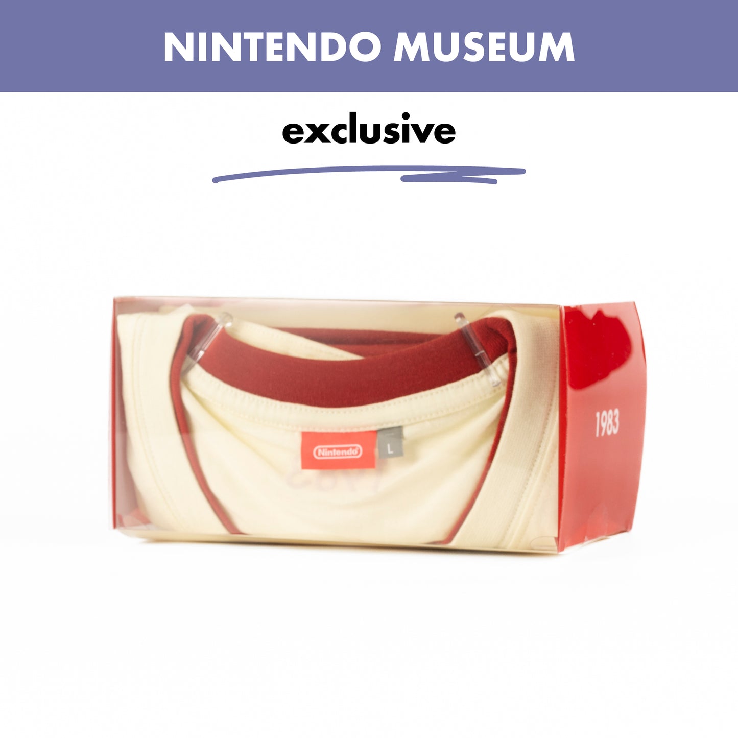 Nintendo Museum / Family Computer Logo T-Shirt – Size L