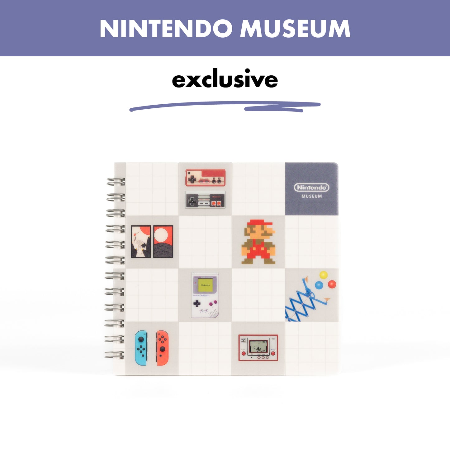 Nintendo Museum / Official Logo Ring Notebook