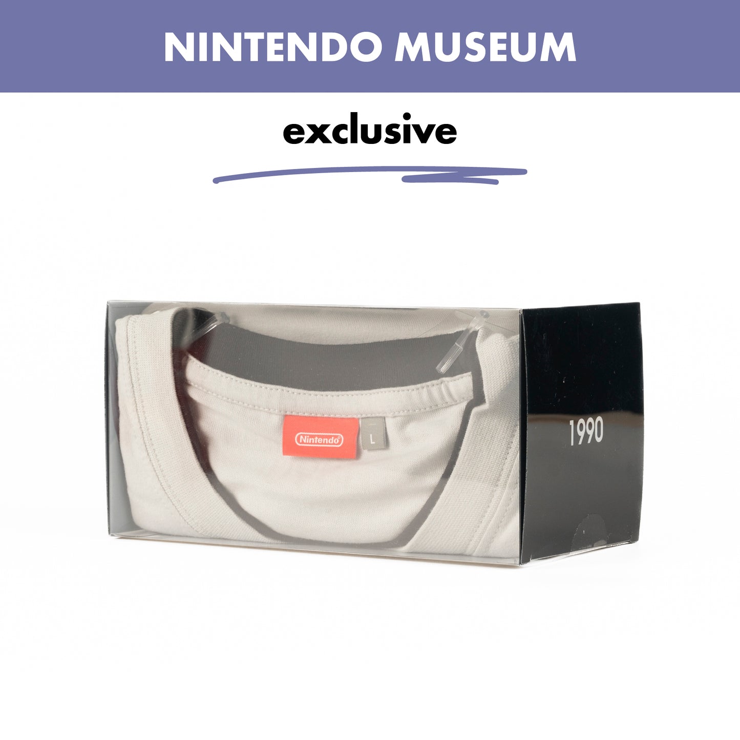 Nintendo Museum / Super Famicom Logo T-Shirt – Size L