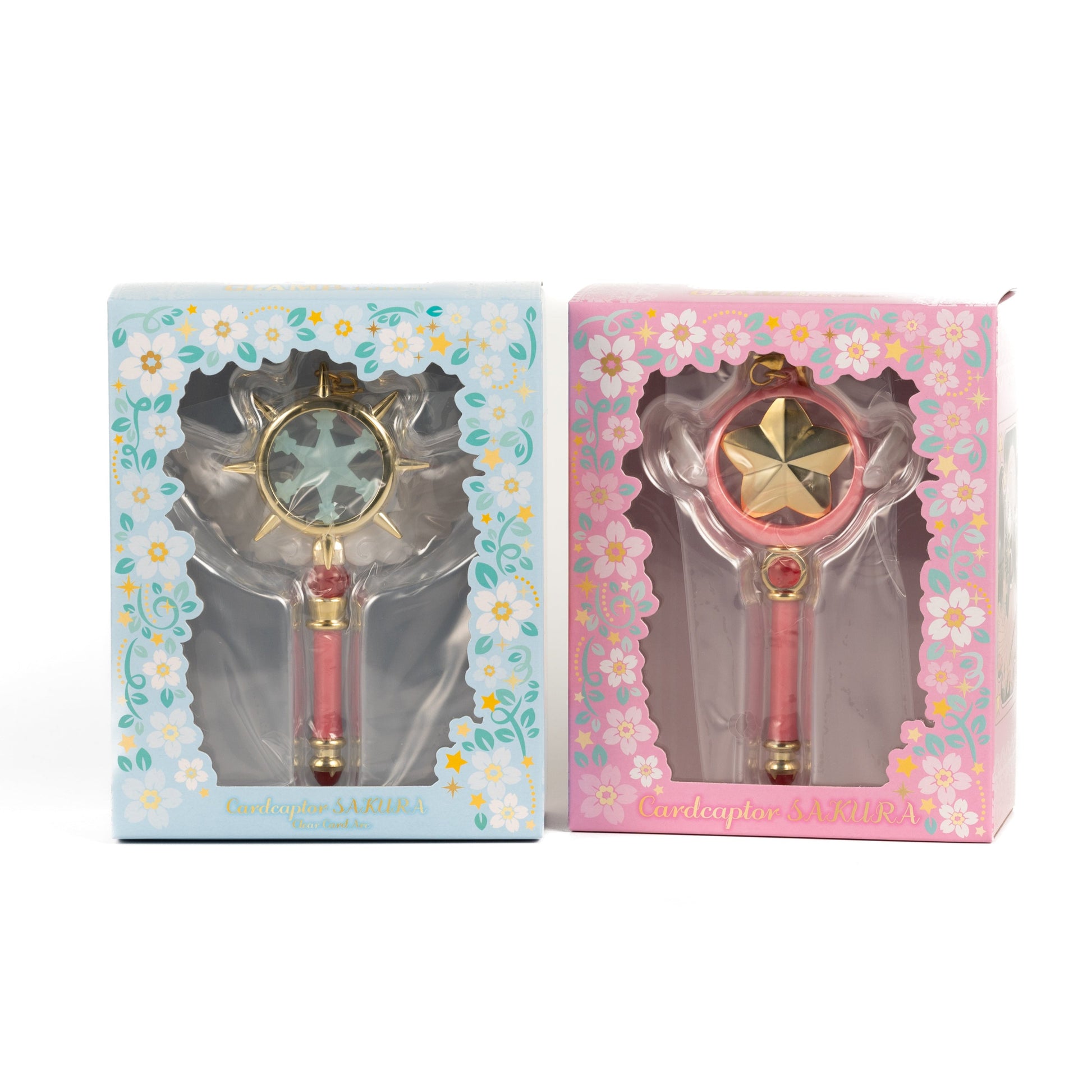 Cardcaptor Sakura / 2-Piece Keychain Pen Set - Dream Wand & Star Wand Front / Japan CLAMP Exhibition Exclusive