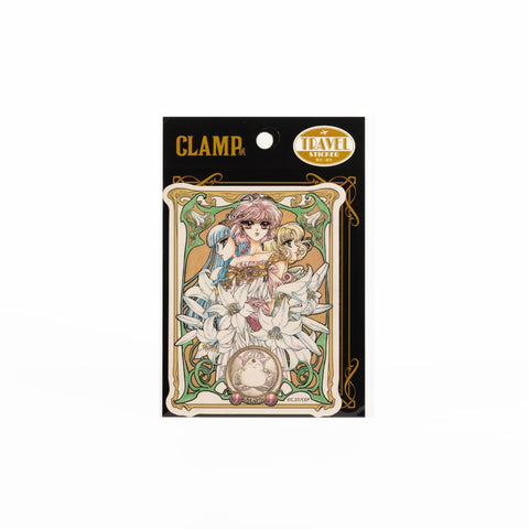 Magic Knight Rayearth / Travel Sticker Front / Japan CLAMP Exhibition Exclusive