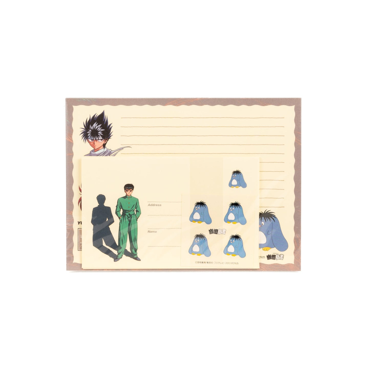 YuYu Hakusho / Letter Set (Yusuke / Hiei / Puu)