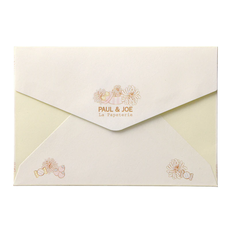PAUL & JOE × My Melody / Message Card and Envelope Set - White