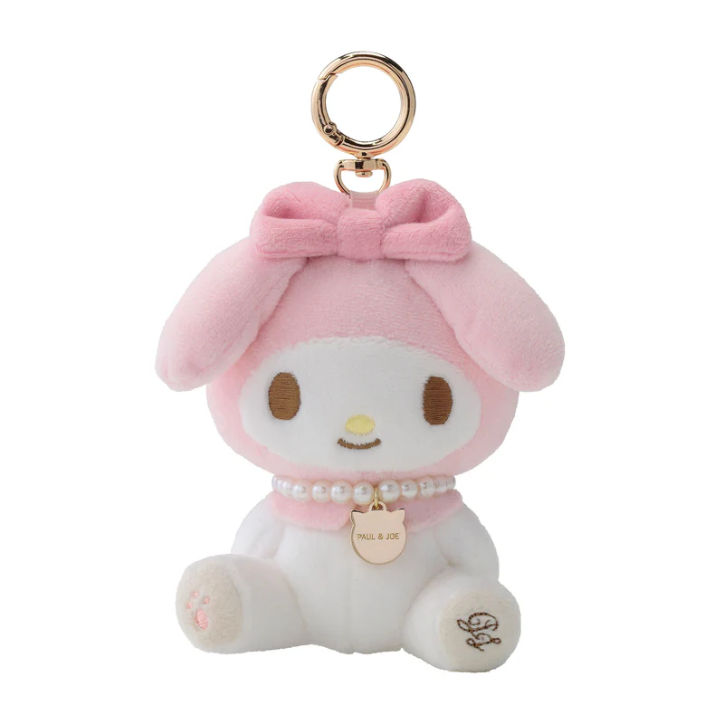 PAUL & JOE × My Melody / Plush Key Ring - My Melody