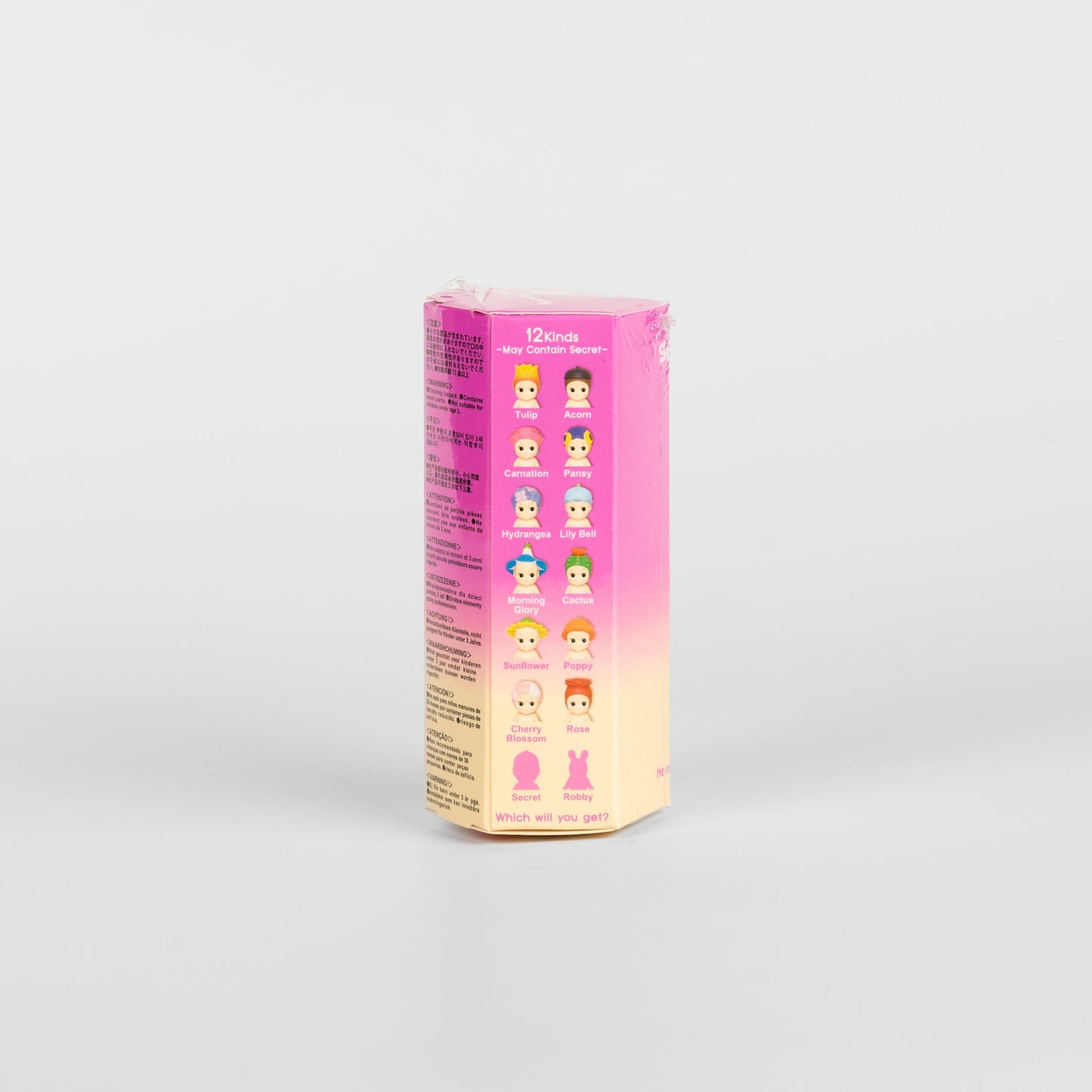 Sonny Angel Blind Box - Flower Series Packaging Box Back