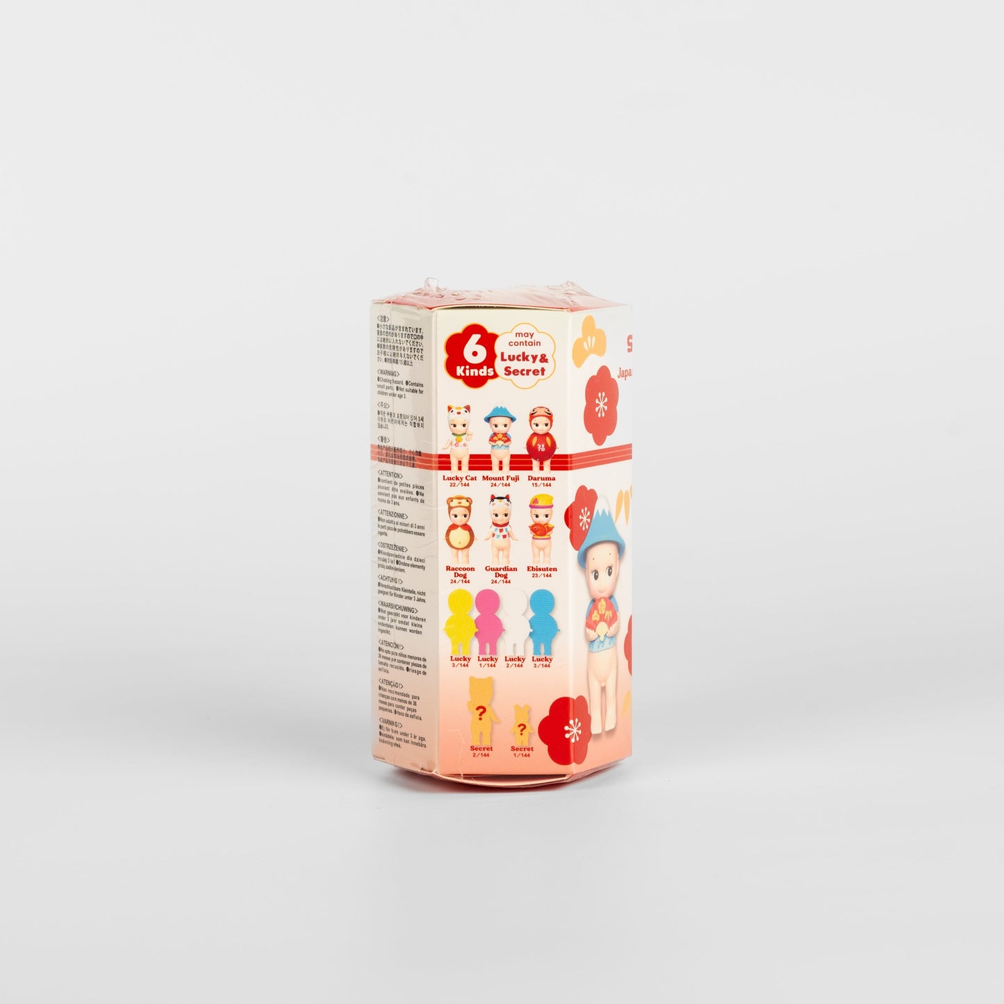 Sonny Angel Blind Box - Japanese Good Luck Series Packaging Box Back