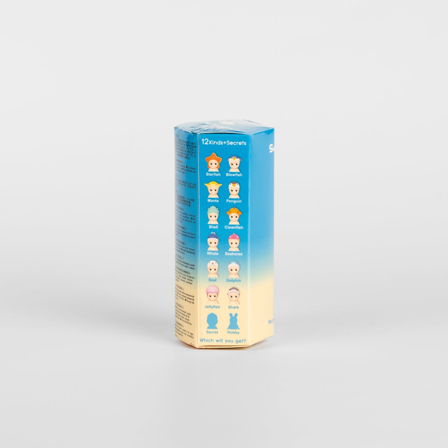 Sonny Angel Blind Box - Marine Series Packaging Box Back