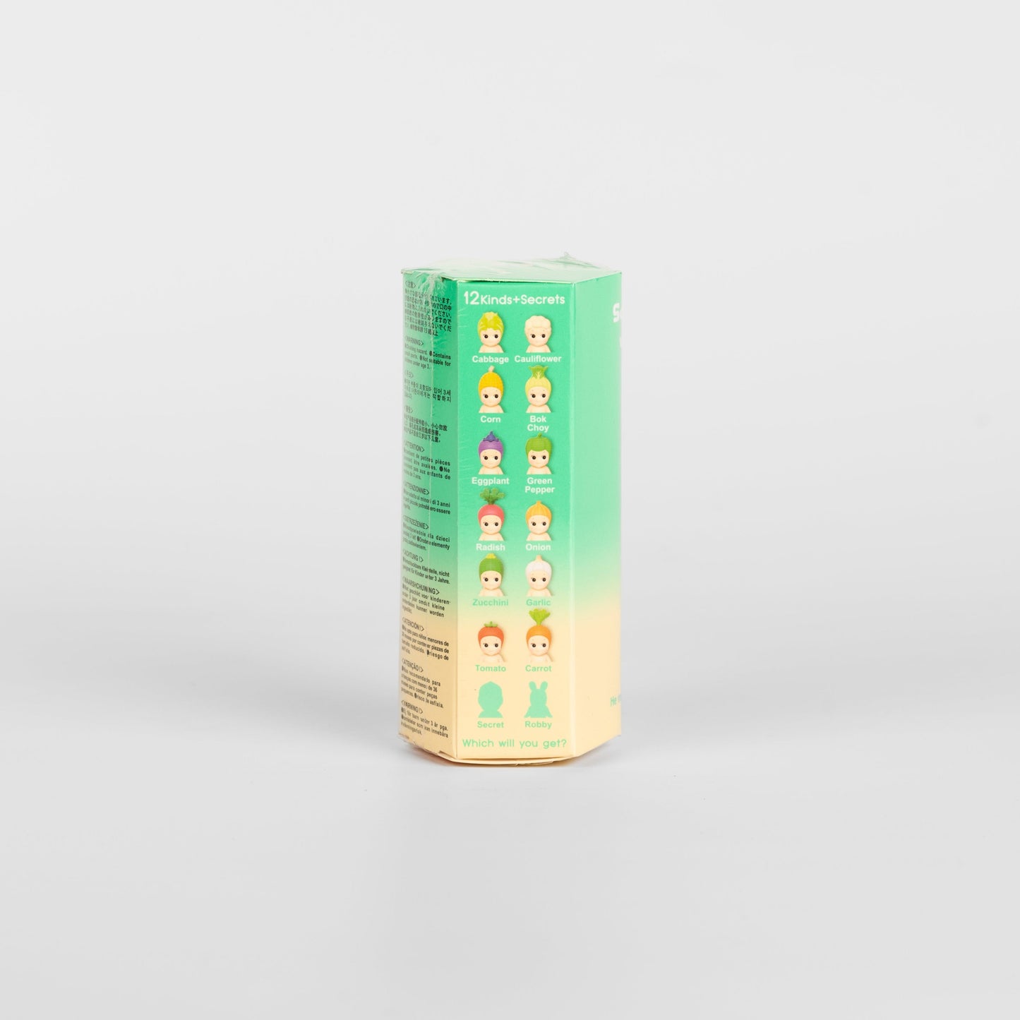 Sonny Angel Blind Box - Vegetable Series Packaging Box Back