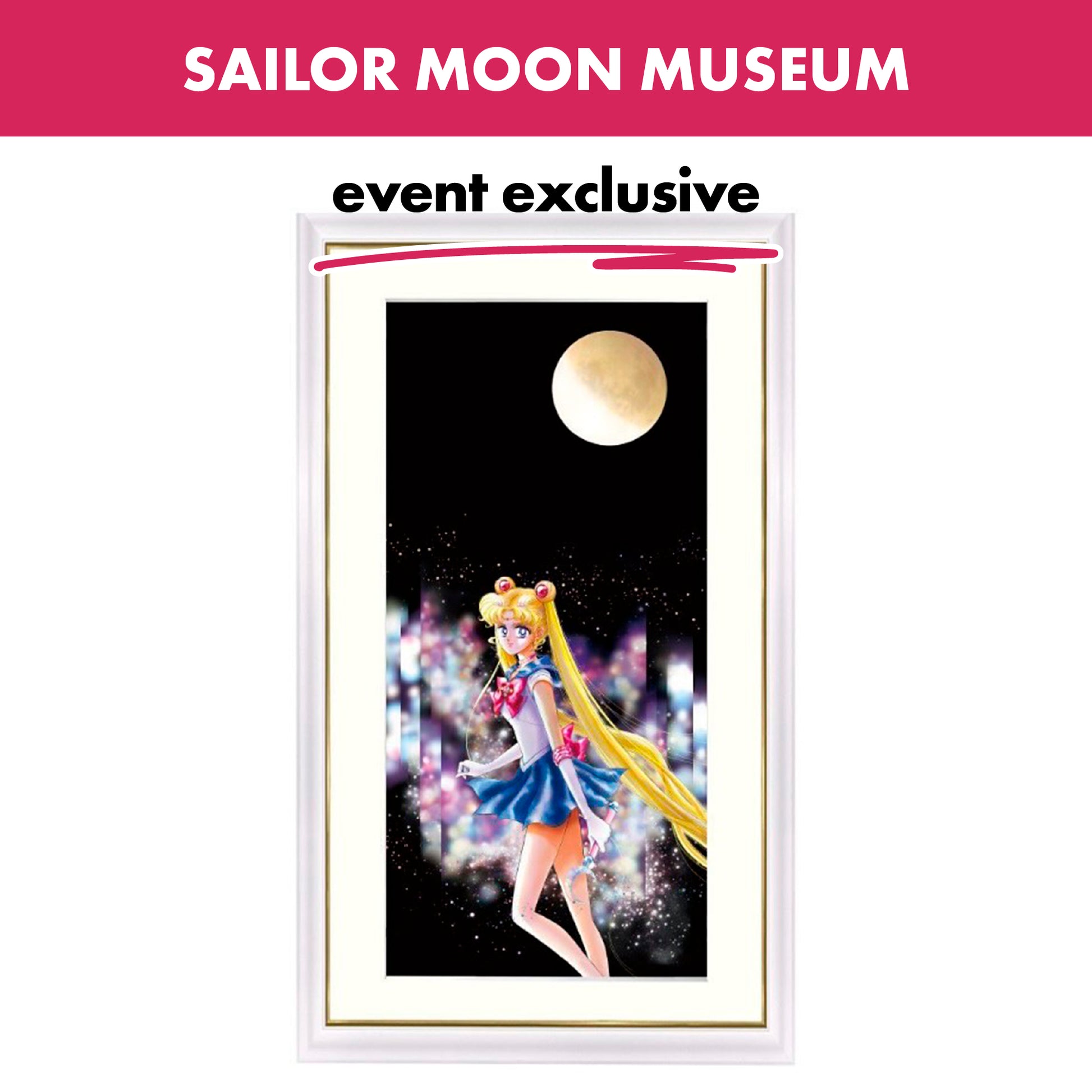 Sailor Moon / Framed Manga Art Reproduction - Style A / 30th Anniv. sailor moon museum Japan Exclusive Goods