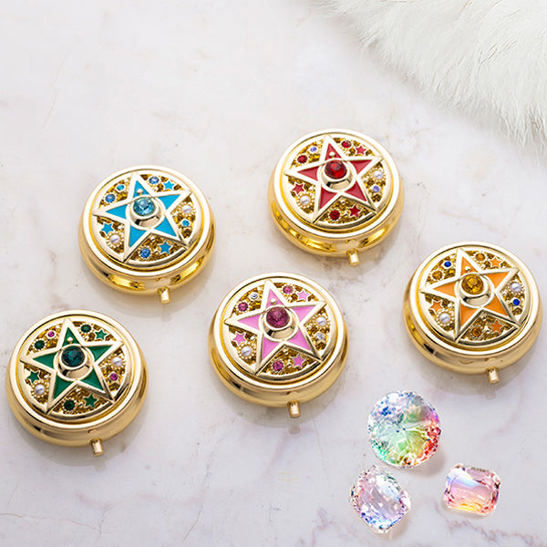 Sailor Moon Original Lot de 3 Bagues Coeur Cosmique Compact Taille 10 Sailor Moon Original Lot de 3 Bagues Coeur Cosmique Compact Taille 10