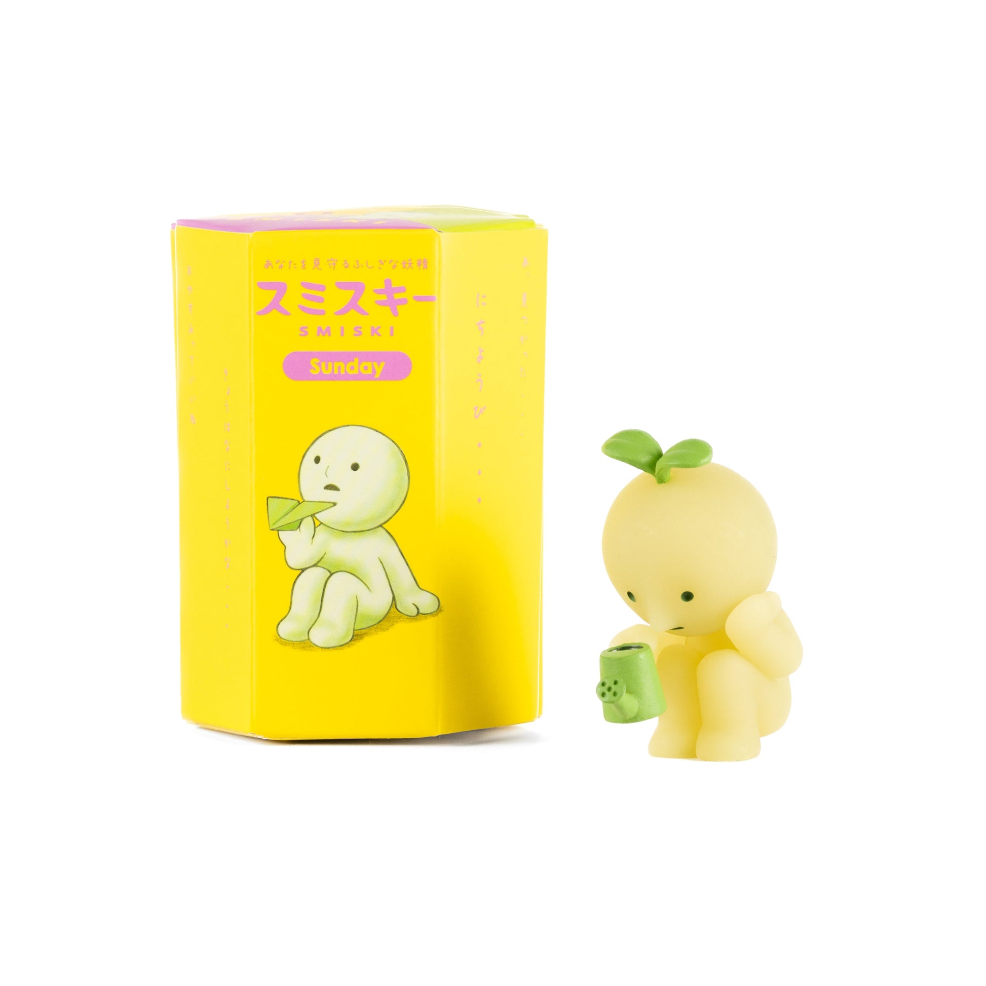 SMISKI Blind Box - Sunday Series Glow-in-The-Dark Packaging Box & Figure(SMISKI Gardening)