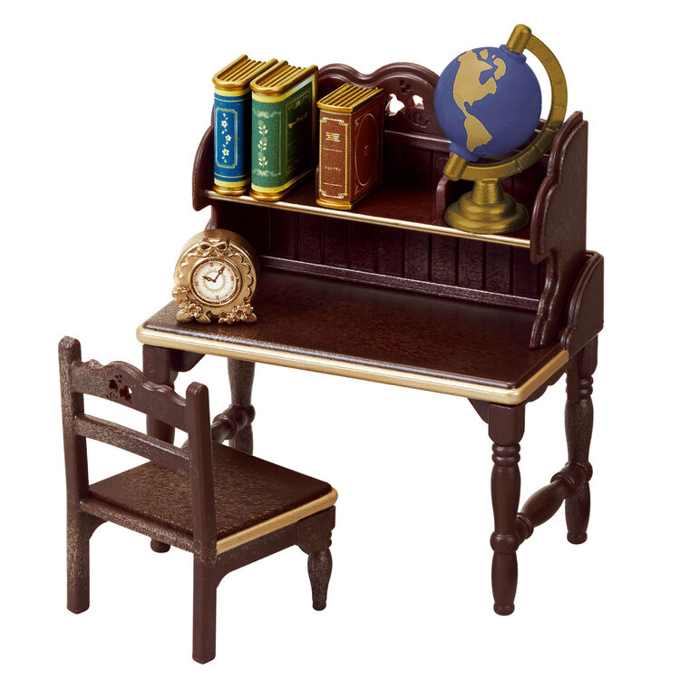 Sylvanian Families / Classic Brown Writing Desk – Japan Original