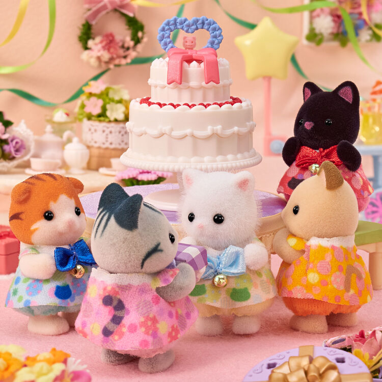 Sylvanian Families / Gather Together! Baby Set - Cat – Japan Original03