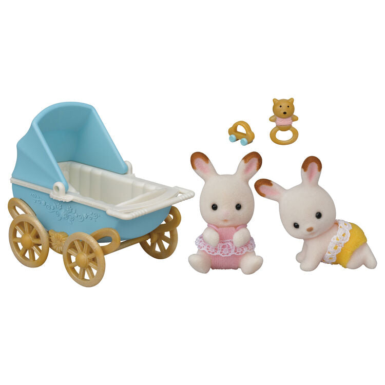 Sylvanian_Families___Chocolate_Rabbit_Twins_Furniture_Set