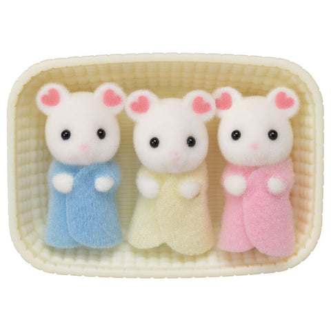 Sylvanian Families / Marshmallow Mouse Triplets