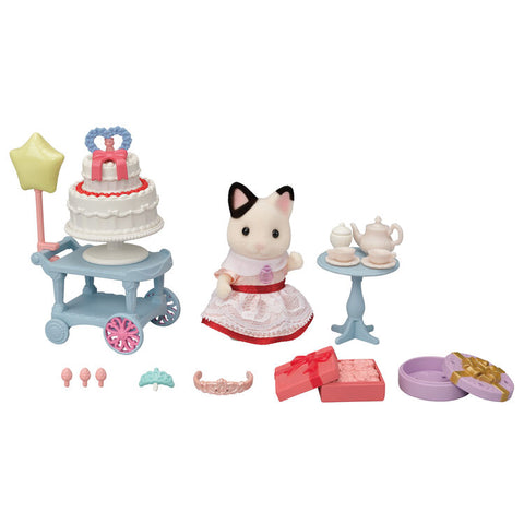 Sylvanian Families / Sweet Party Set – Charcoal Cat Girl