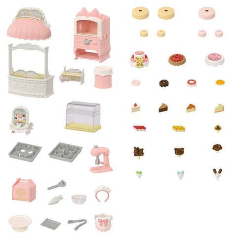 Sylvanian Families / Sweet Patissier – First Cake Shop Set_contents