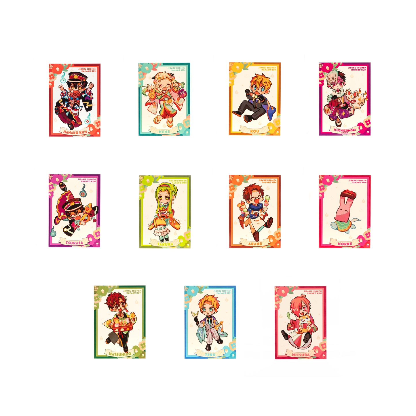 Toilet-bound Hanako-kun / 10th Anniv. - 11-Piece Card Set