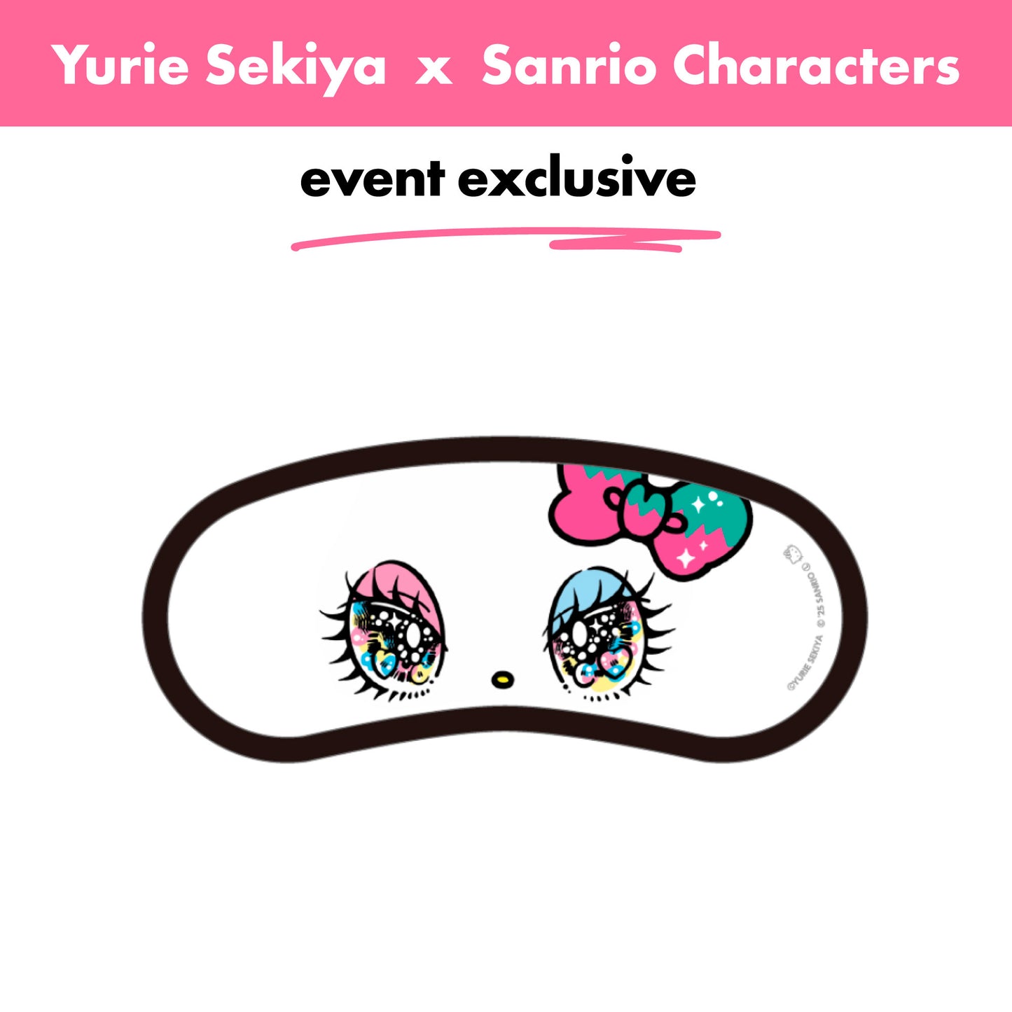 Japan_Yurie Sekiya × Sanrio Characters / Eye Mask – Hello Kitty