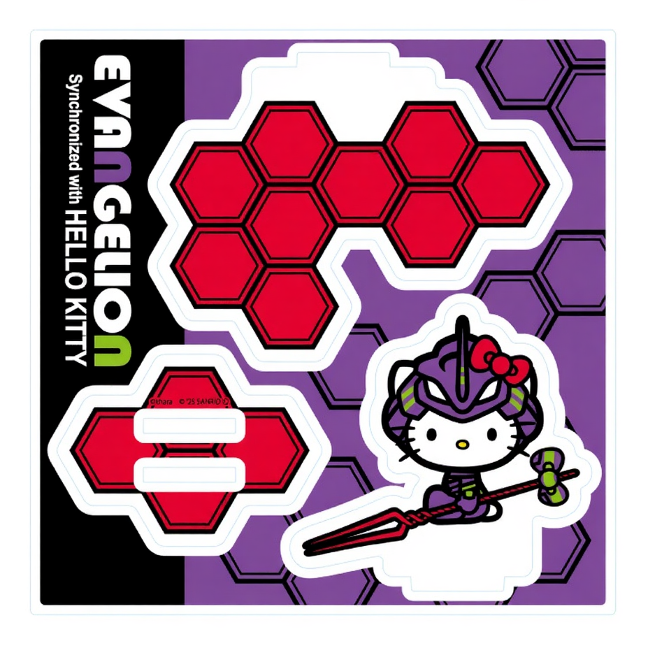 EVANGELION x HELLO KITTYスペシャルコレクショ綾波レイ6個 エヴァンゲリオン×ハローキティ ボールチェーンマスコット 綾波レイ