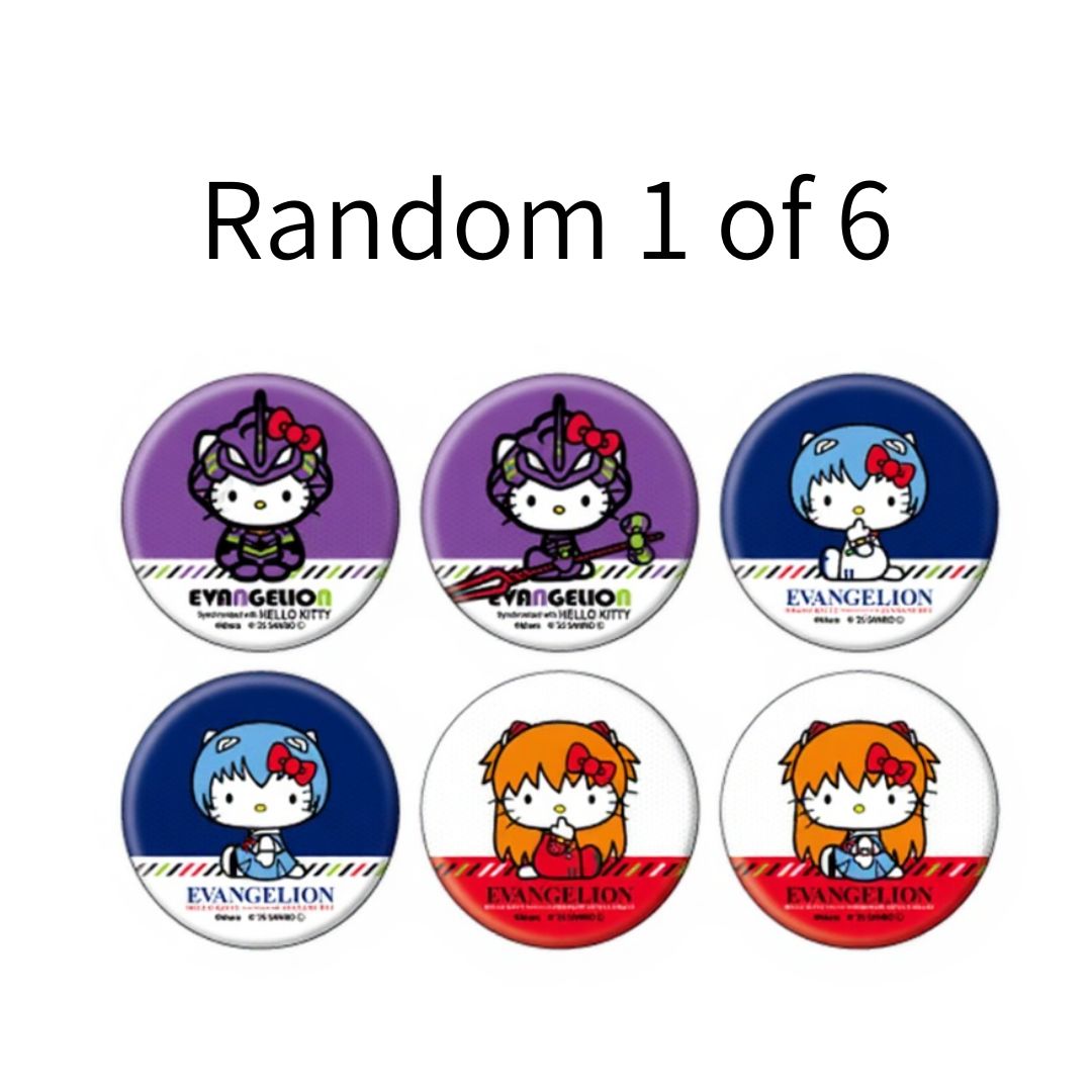 エバンゲリオン 缶ケース「EVANGELION : 20」【 SANRIO 】 Evangelion x Sanrio / Trading Can Badge B - Blind Pack │ japan
