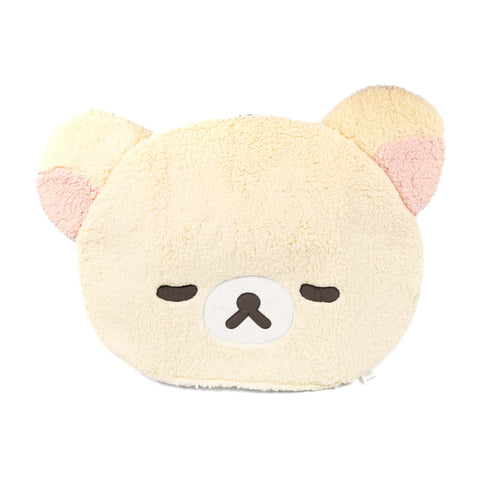 Rilakkuma / Face Big Die Cut Rug 117cm - Korilakkuma