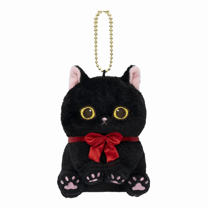 mofusand / Black Cat Mascot - Red Ribbon