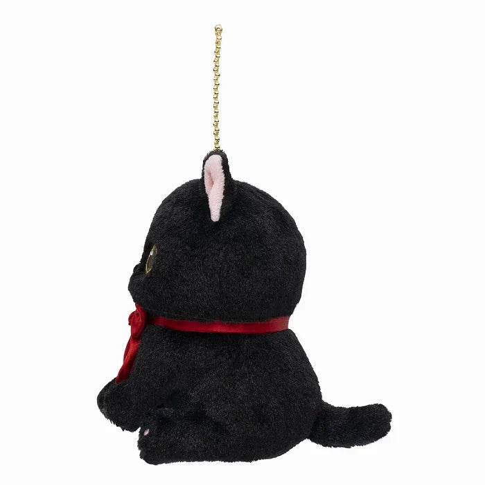 mofusand / Black Cat Mascot - Red Ribbon Side