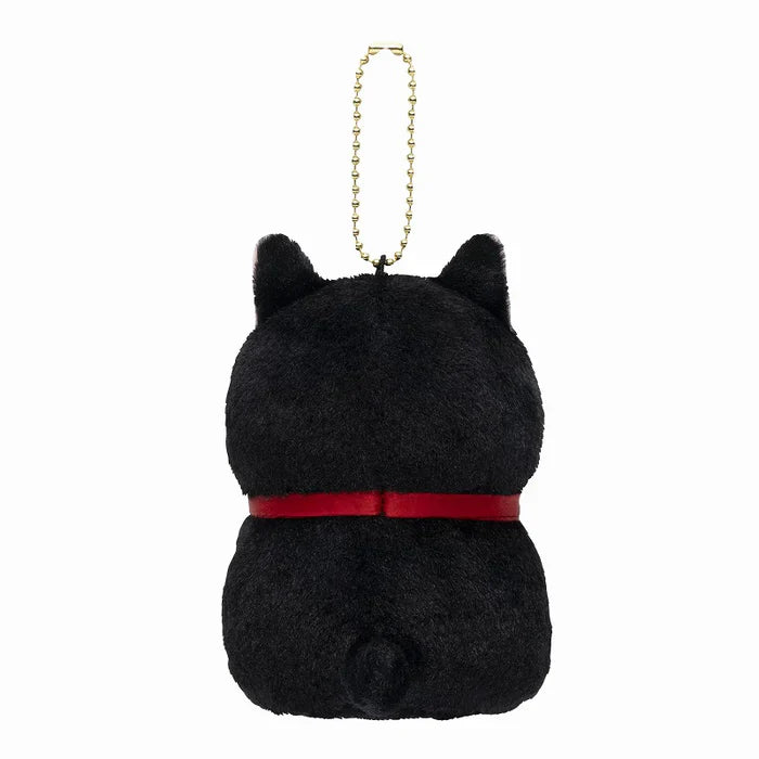 mofusand / Black Cat Mascot - Red Ribbon Back