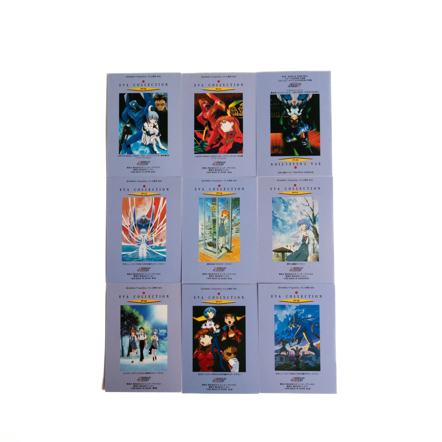 Neon Genesis Evangelion 1996 Carddass Masters - Complete Set