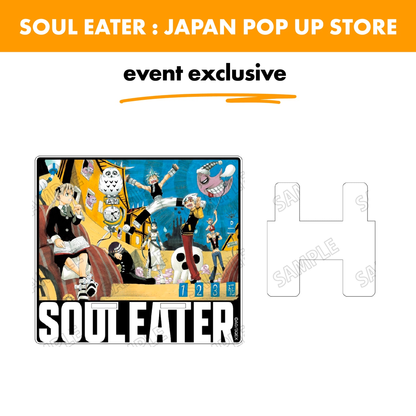 SOUL EATER / Acrylic Stand - Version A / Exclusive to Japanese pop-up store