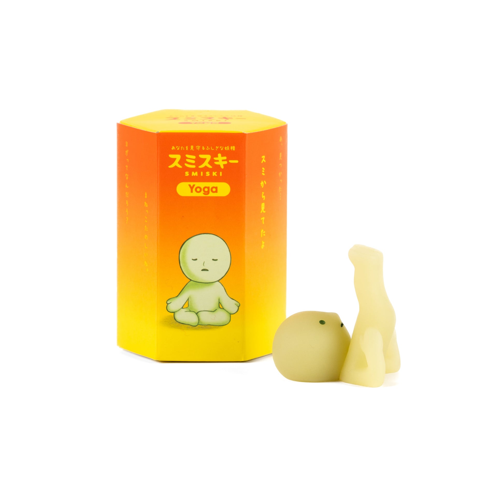 SMISKI Blind Box - Yoga Series Glow-in-The-Dark Packaging Box & Figure(SMISKI Tree Pose)