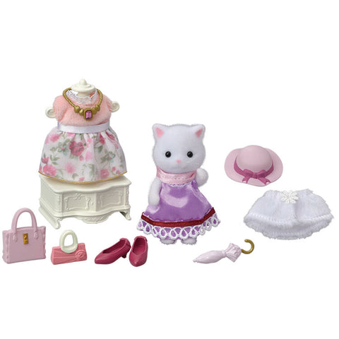 Sylvanian Families / Town Fashion Coordinate Set – Persian Cat Sister