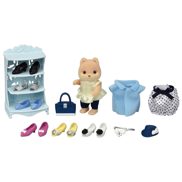 Sylvanian Families / Town Fashion Coordinate Set – Stylish Shoes Collection