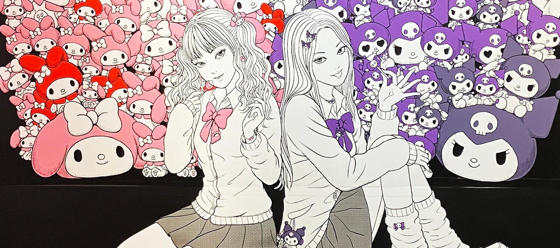 junji ito and sanrio characters' collaboration pop up only in japan